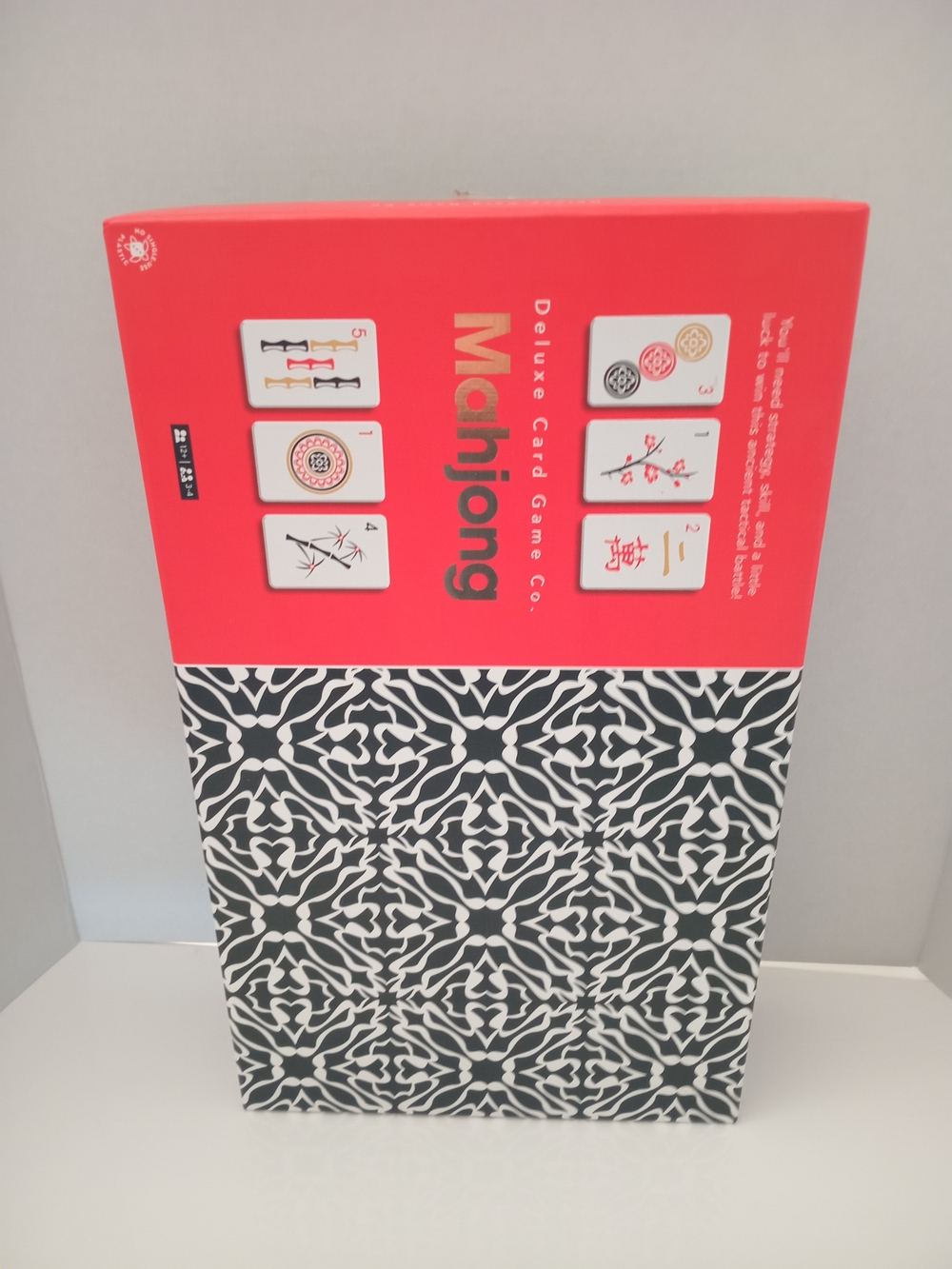 Deluxe Card Game Co Mahjong 144 Tile Chinese Strategy Game Open Box